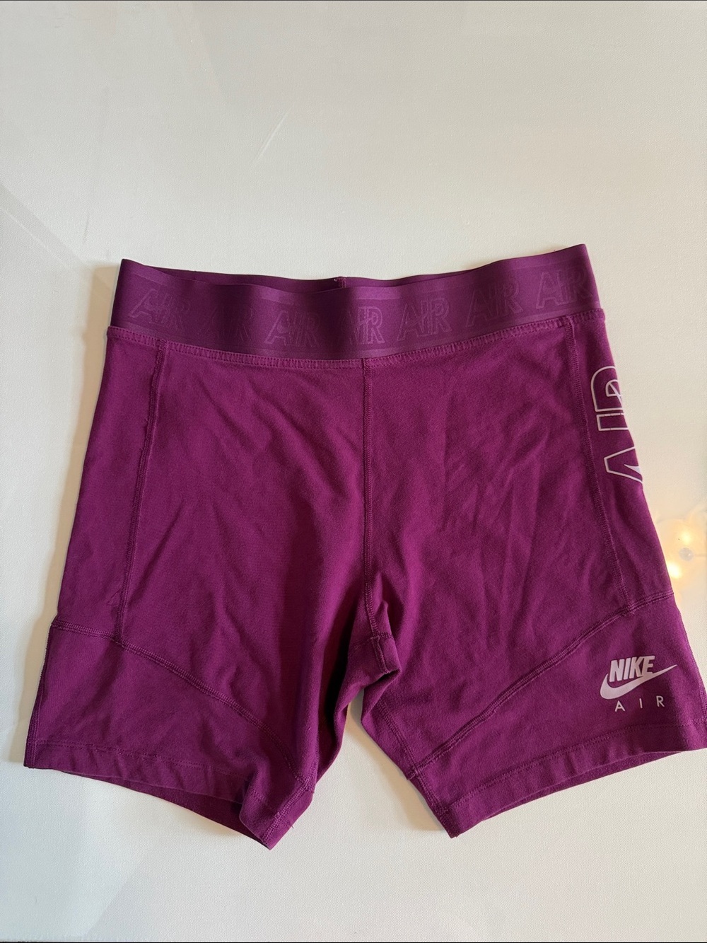 Nike Air Women's Plum Purple Bike Shorts